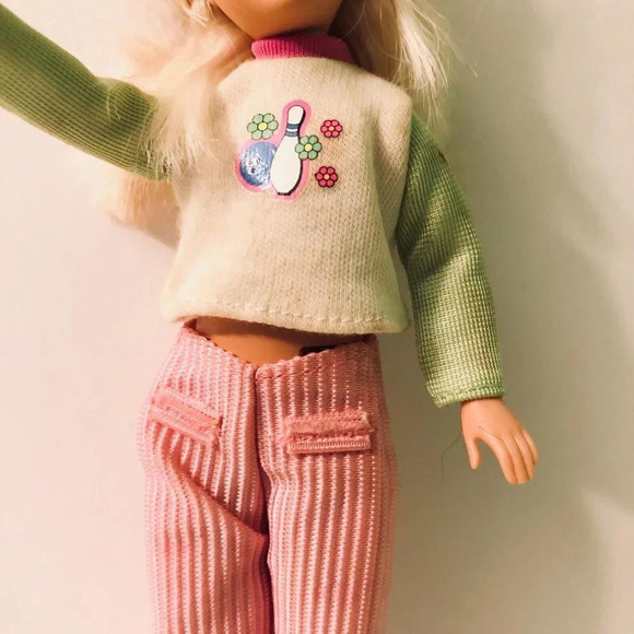 Vtg 1998 Bowling Party Stacie Collectible Barbie Doll Mattel - Picture 8 of 16